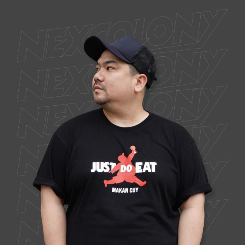 Kaos Premium Unisex Cotton Combed 30s - Just Do Eat - Nexcolony Nexcarlos