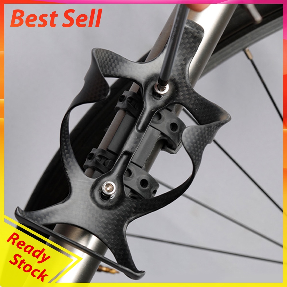 MTB Road Bicycle Bottle Cage Mount Base Silicone Bike Kettle Rack Adapter