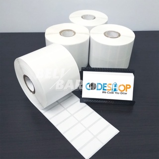 KERTAS LABEL SEMICOATED 33 X 15 ( 2 LINE )PRINTER LABEL 33X15 MM 5500pcs