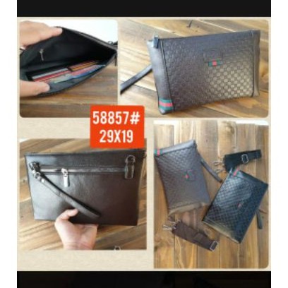 clutch bag gucci cowok kulit import