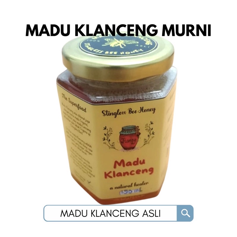 

Madu Klanceng Murni Asli 100% Petani Madu