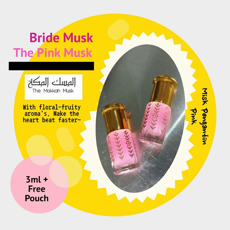 Misk Al Thaharah|Musk Al Thaharah|Misk Pengantin Pink|Misk al Hareem|Black Musk|Blue Musk|Red Musk