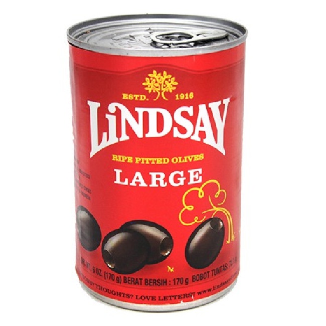 

Kalengbuah- Lindsay Ripe Pitted Olives Large 170Gr -Buah-Kaleng.