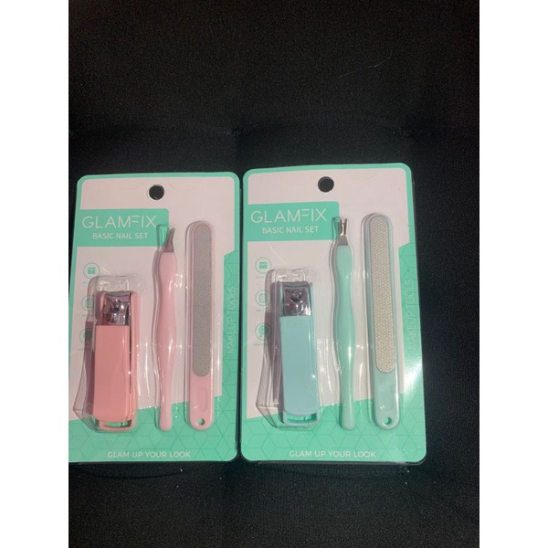 GLAMFIX Basic Nail Set Gunting Kuku / GlamFix Basic Nail Set &amp; Nail File Duo / Glam Fix Basic Nail Set &amp; Nail File Duo ( YOU MAKEUPS OFFICIAL STORE )