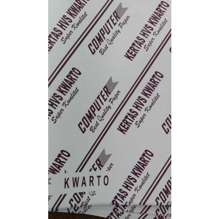 

[350 LBR] KERTAS HVS KWARTO 60 GRAM / KERTAS HVS QWARTO 60 GSM COMPUTER