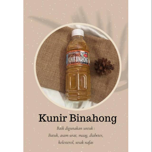 

KUNIR BINAHONG (minuman herbal tinggal seduh)