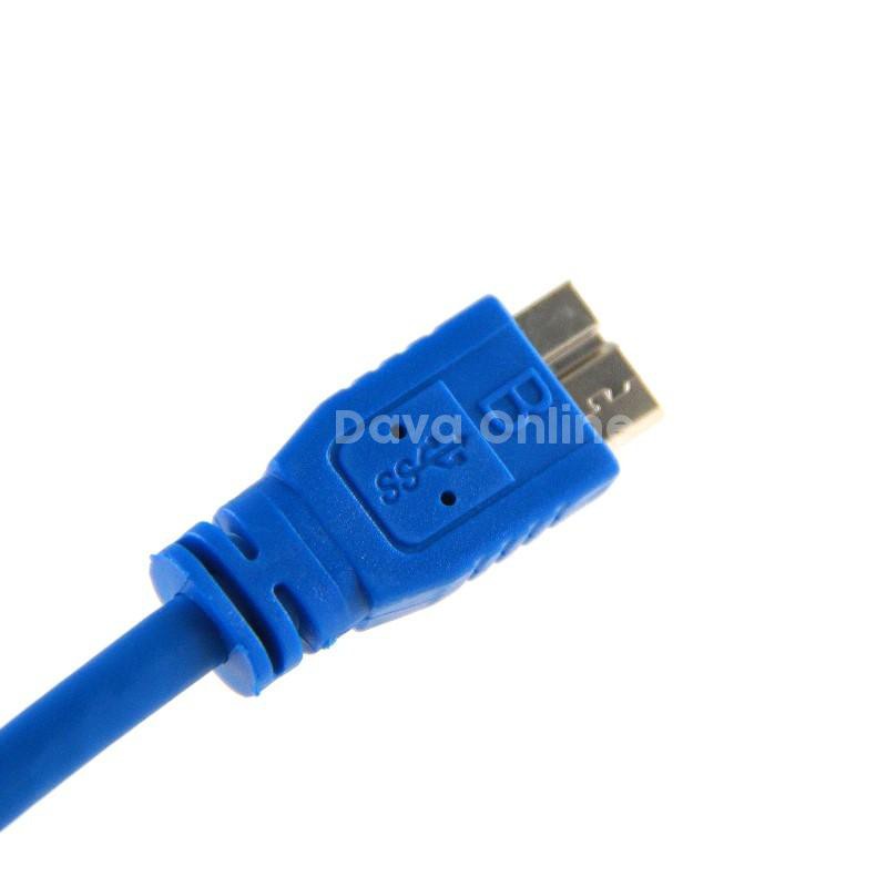 KABEL USB 3.0 MURAH PANJANG 1.5 METER VARIASI WARNA BIRU-KABEL DATA USB UKURAN 3.0 MURAH HQ AWET - TEKNO KITA