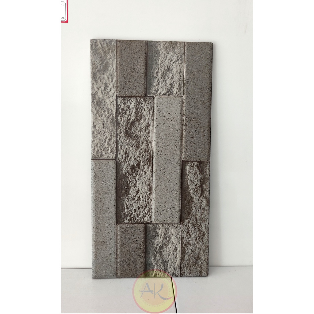 Keramik Dinding Kasar Motif Batu Alam Timbul 20x40 Eminence Stone