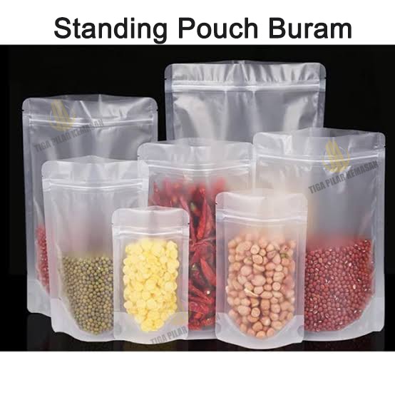 Plastik Standing Ziplock Doff 16x32
