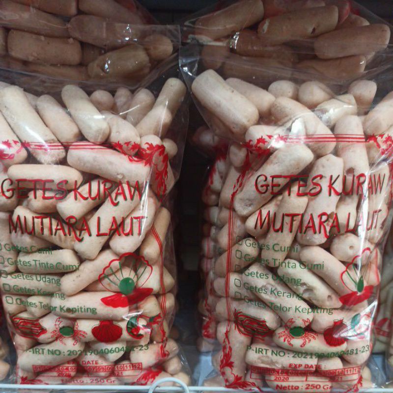 

Getes cumi kuraw khas bangka 200gr