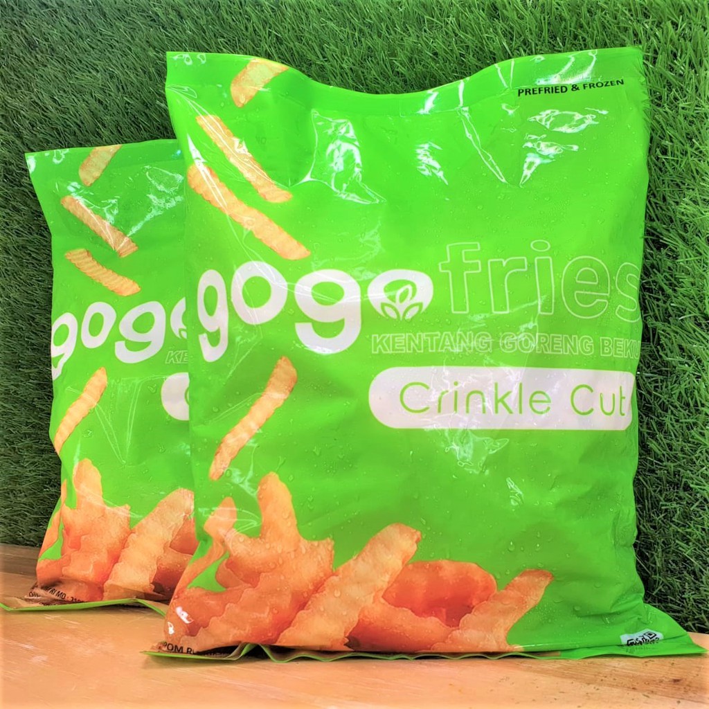 

Kentang Goreng Go Go Fries 1 kg / Gogo Fries Crinkle Cut / Halal