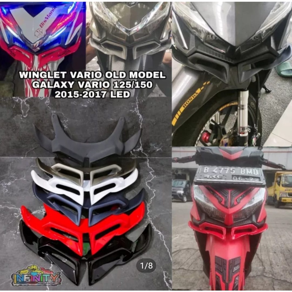 WINGLET VARIO 150 VARIO 125 OLD LAMA LED 2015 2016 2017 VARIO LED OLD