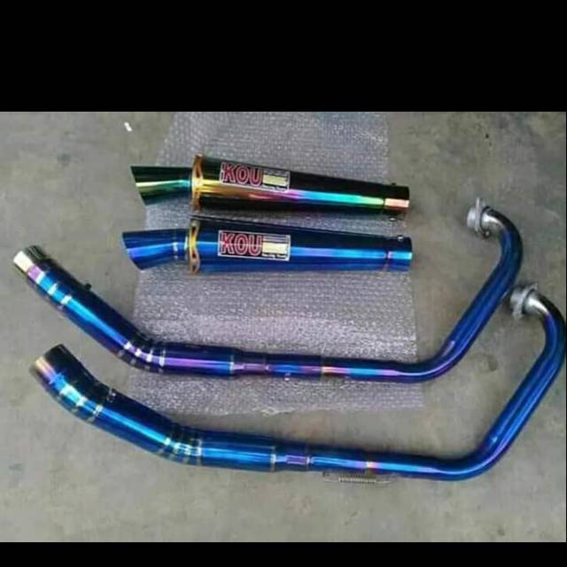 Knalpot kou full bluemoon