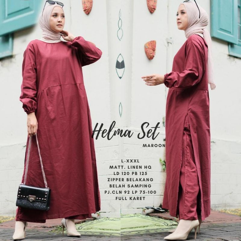 HELMA SETELAN BAJU WANITA TERBARU BY ZARRA