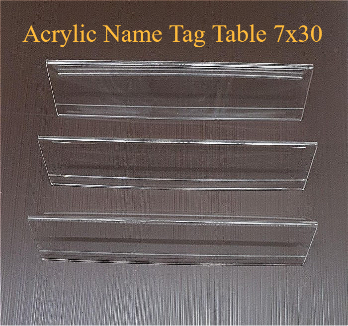 

NAME TAG TABLE 7x30 | AKRILIK NAME DISPLAY