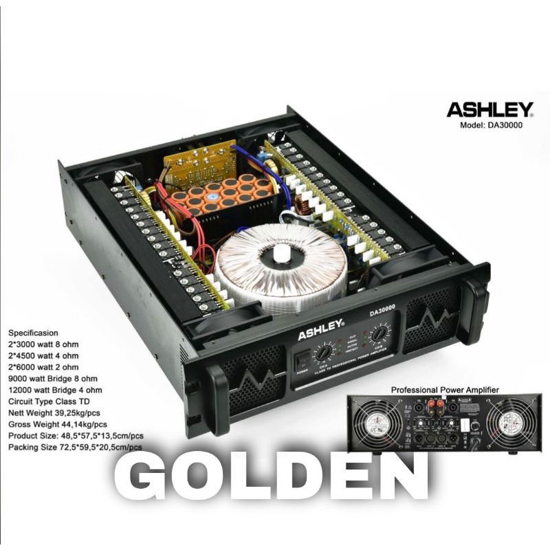 Power Ashley DA30000 Amplifier Ashley DA 30000 Class TD Original Product