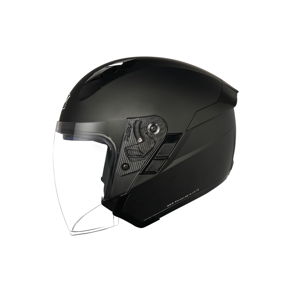 HELM RSV SV300 BLACK DOFF BUNDLING VISOR DARKSMOKE / IRIDIUM SILVER