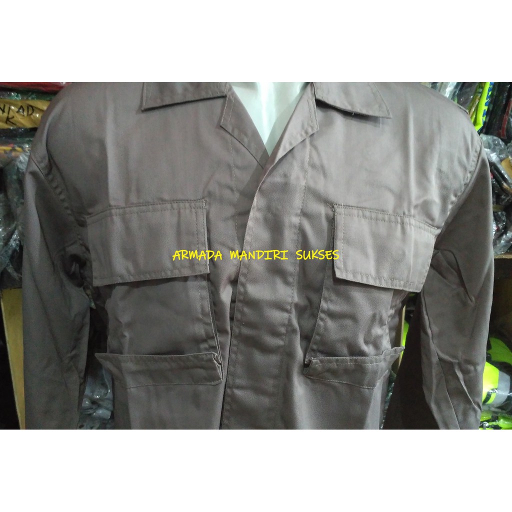 Seragam PDL Satpam Coklat - Seragam PDL Security Coklat