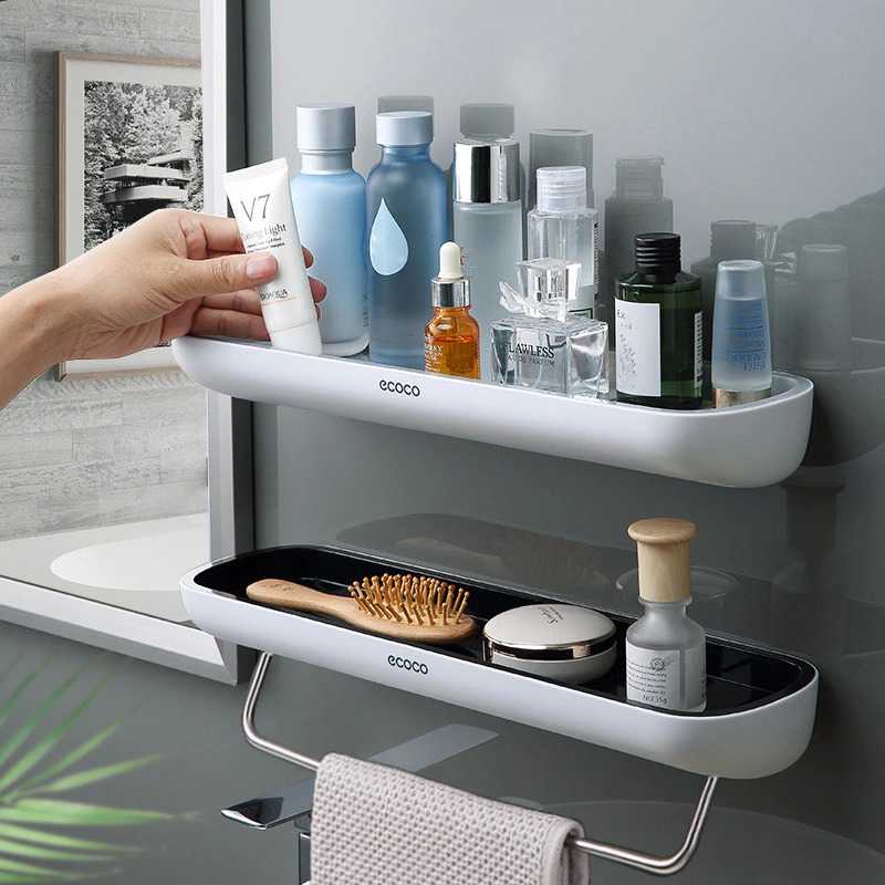 ECOCO Rak Gantung Kamar Mandi Organizer Storage Rack