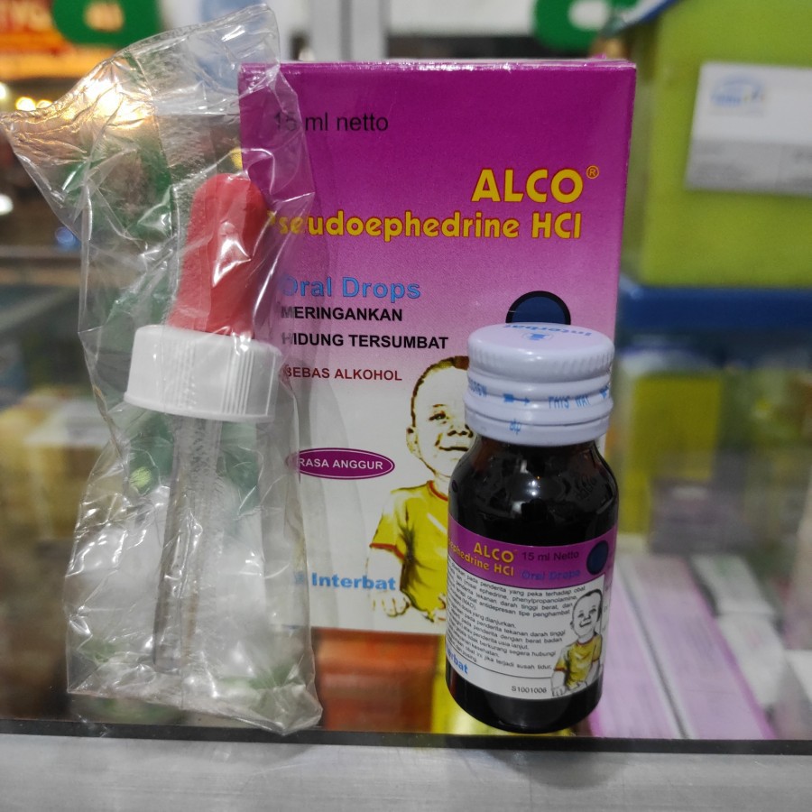 Alco Drop 15ml Baby Bayi Pilek Ingus Tersumbat
