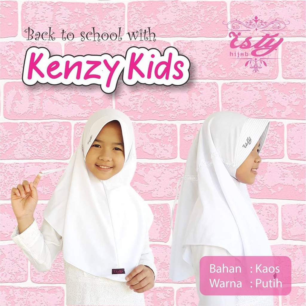 HIJAB ANAK SEKOLAH-KENZY KIDS BY ISTY HIJAB
