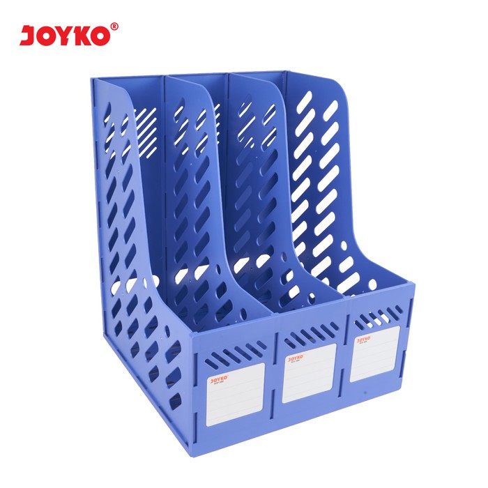 Box File Keranjang Plastik Rakit 3 Susun Joyko BOF-3BE Blue Biru