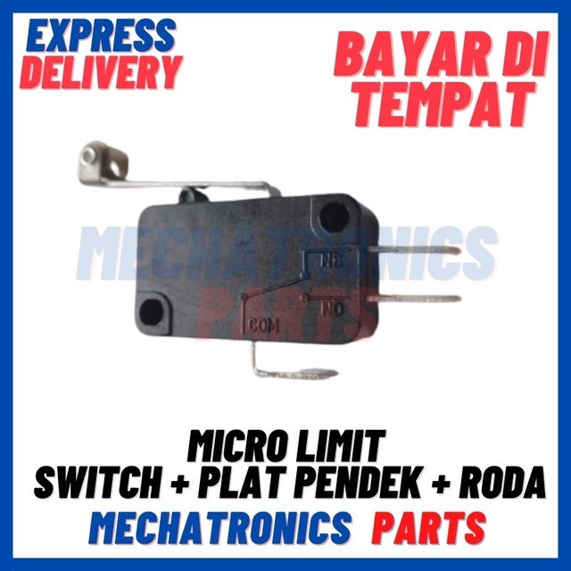 [SWI-9092] MICRO LIMIT SWITCH + PLAT PANJANG + RODA