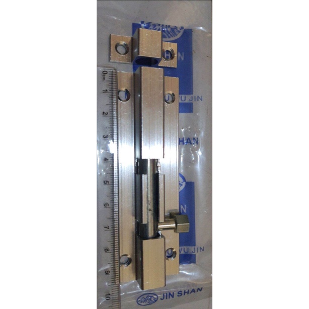 Grendel pintu grendel jendela aluminium 4"