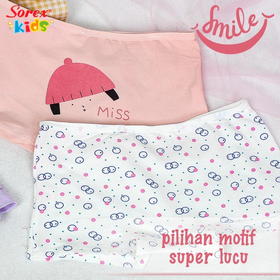 Sorex Kids Celana Dalam Anak Perempuan Smile CD SK 1315