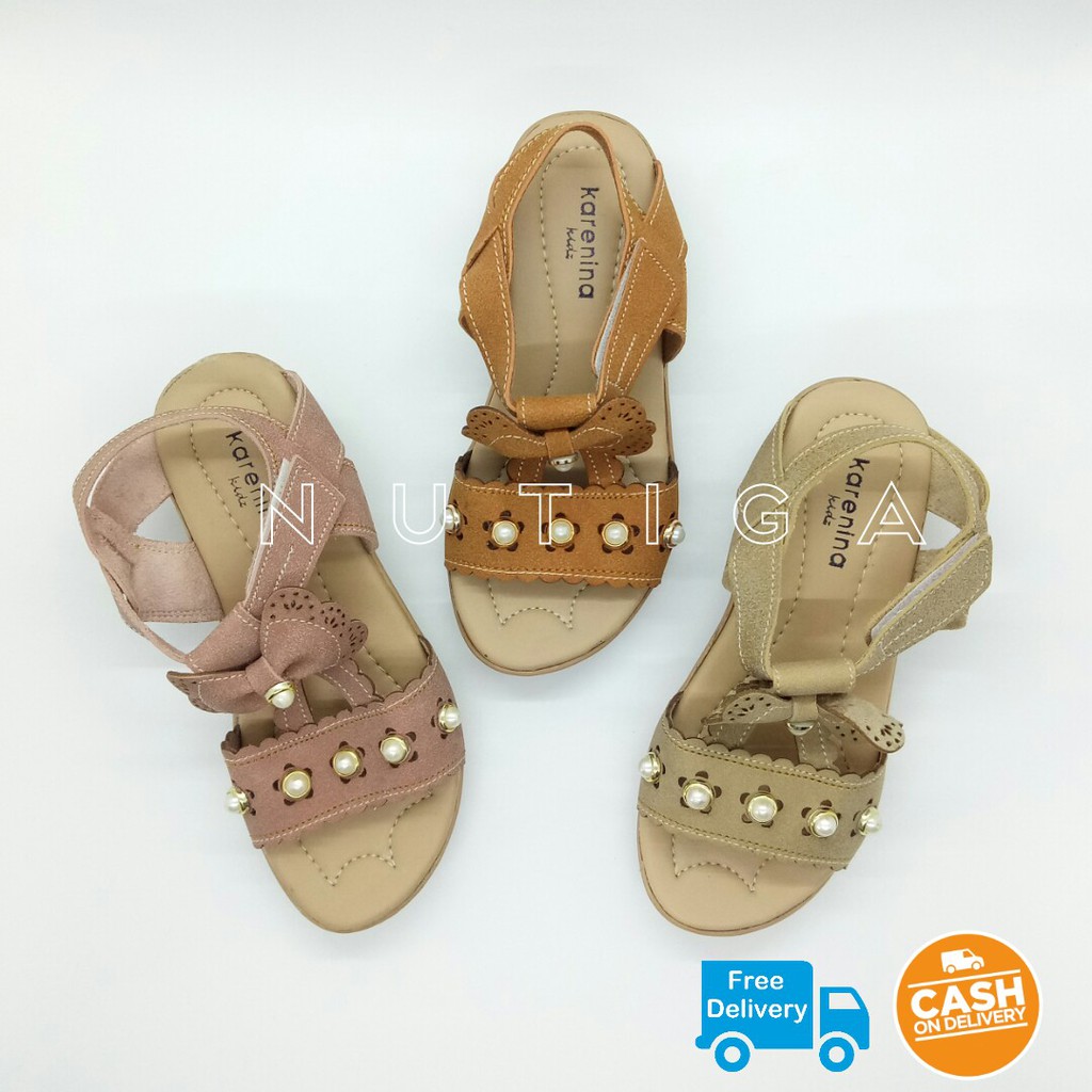 Wisesa Sandal  Selop Anak  Perempuan  Platform Hak  Tinggi  