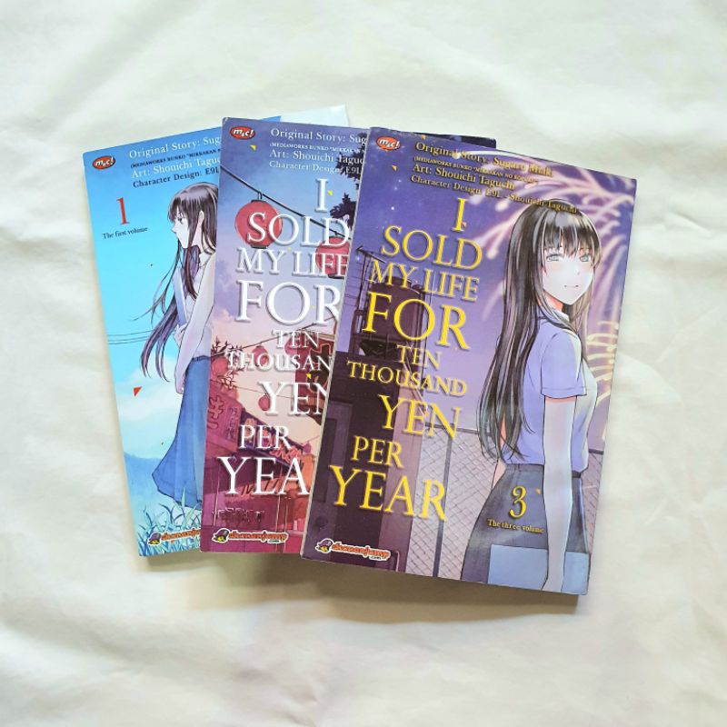 I Sold My Life For Ten Thousand Yen Vol. 1-3 (preloved)