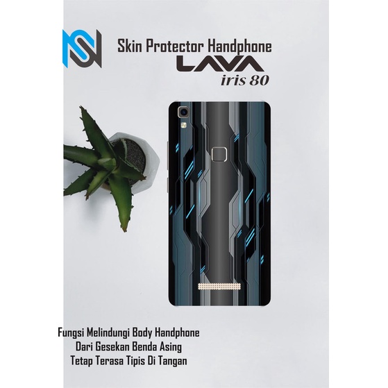 Isi 2pcs Garskin Hp Lava Iris 80 Motif Armor Free Custom Motif (Bisa COD)