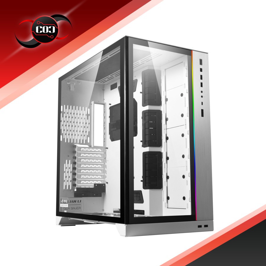 LIAN LI PC-O11 DYNAMIC XL (ROG) - WHITE