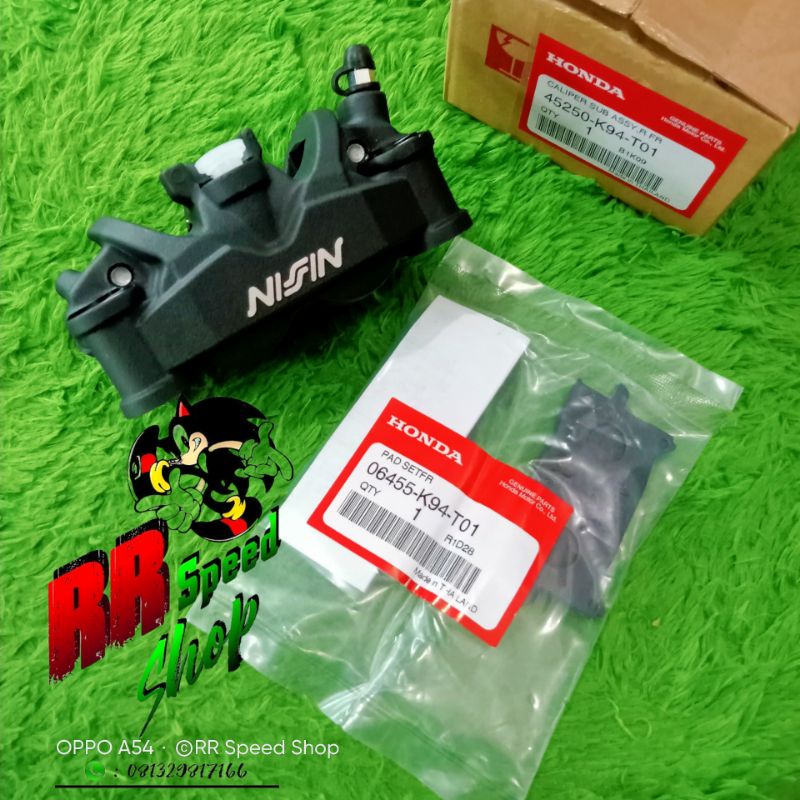 Kaliper nissin 4 piston twin original honda thailand