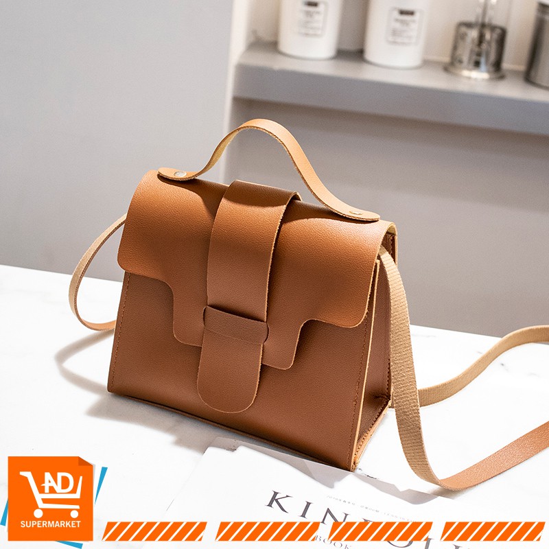 AND COD Tas Selempang Wanita Import Tas Handbag Murah Kekinian Tas Slempang Kulit Korea T27