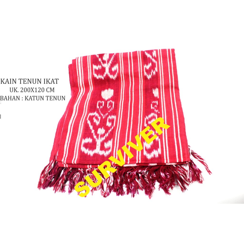 Kain Tenun Ikat Blanket Motif Lurik Bahan Kain Tenun Etnik Tenun Indonesia - 05