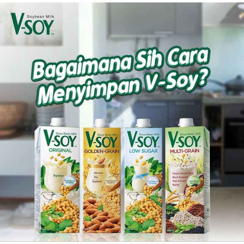 

Vsoy Susu Kedelai Original 1 Liter