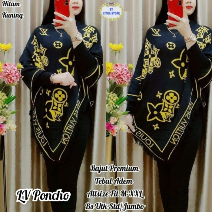NEW PONCHO WANITA CANTIK TERBARU