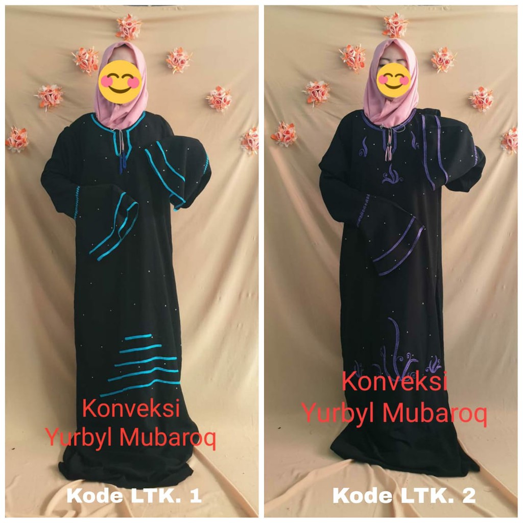ABAYA ARAB TUMPUK / ABAYA ARAB / LENGAN TUMPUK