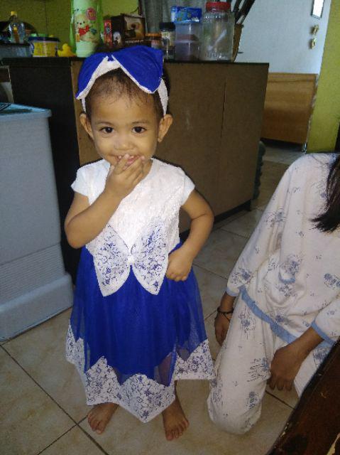 Terfavorit Dress Natal Anak Princess Bandana Kids Fashion In Setelan Wanita Couple Batik Muslim