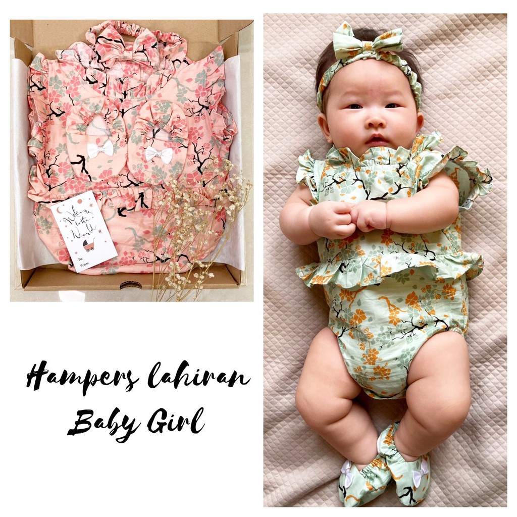 

Hampers Lahiran Sakura B Baju Jumper Bandana Sepatu Giftset Kado Lahiran Anak Bayi Perempuan Cewek Lucu Terlaris Murah