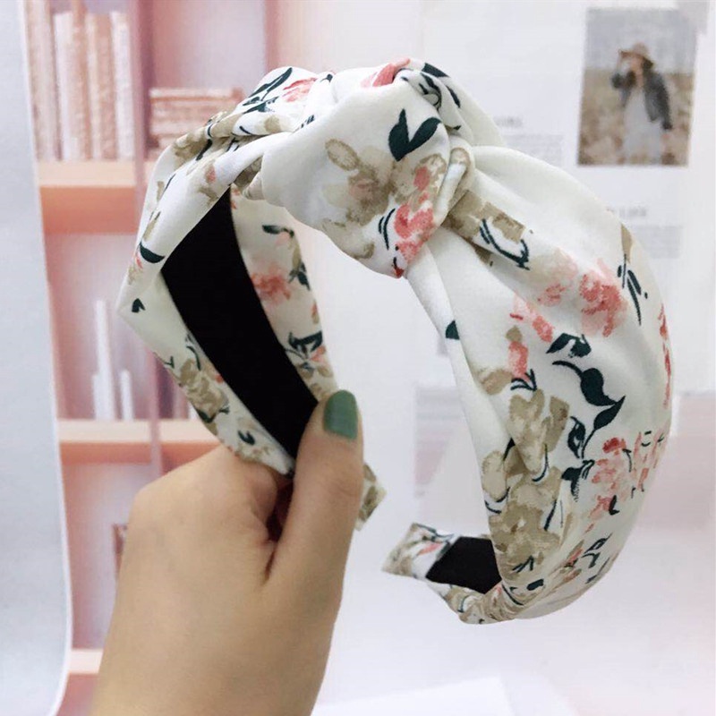 ( GS ) AKSESORIS RAMBUT BANDANA WANITA BERMOTIF KOREAN FASHION