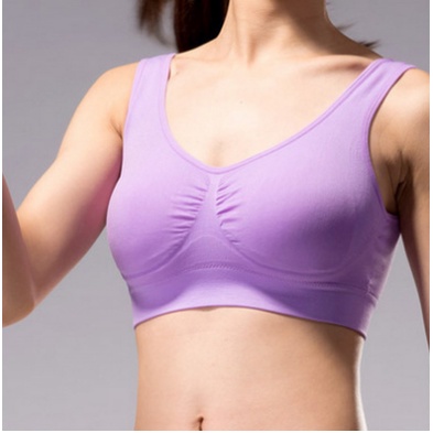 GENIE BRA Dengan CUP BUSA PAD Sport Bra Pakain Dalam Wanita Dewasa Remaja 3 PCS Original di Jamin Nyaman di Pakai