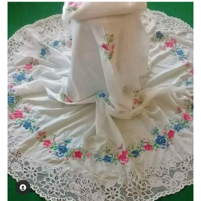 Mukena kerancang strimin melati