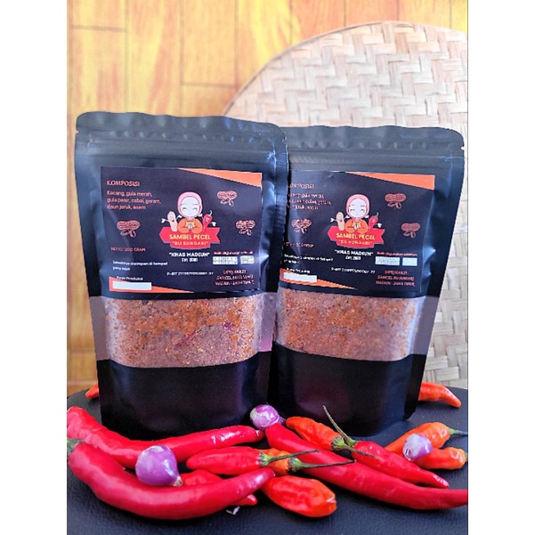 

Sambel pecel Bu Sundari khas madiun ( pedas atau tidak pedas ) preorder 8 pack