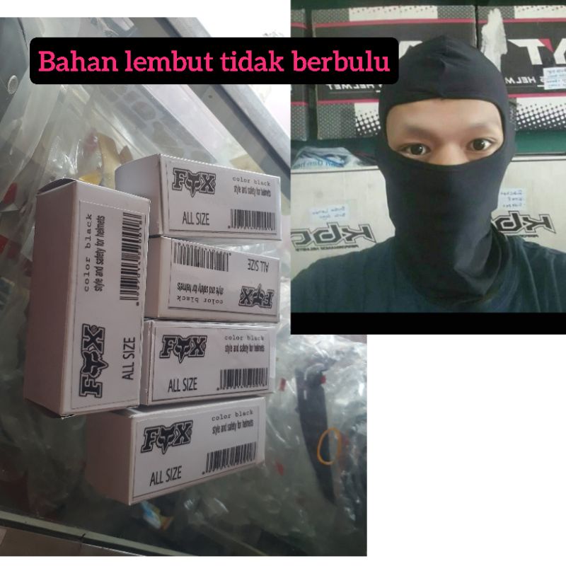 balak lapa/masker ninja/sebo
