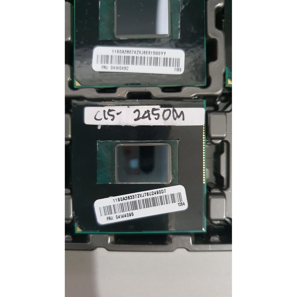 PROSESOR LAPTOP INTEL Ci5-2450M GHZ (cocok buat upgrade versi )