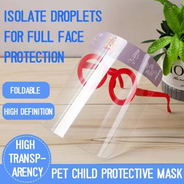 Face Shield Kacamata Anak Anti Fog Import