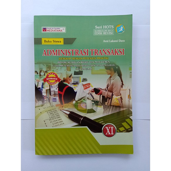 Jual BUKU ADMINISTRASI TRANSAKSI UNTUK SMK KELAS XI | Shopee Indonesia