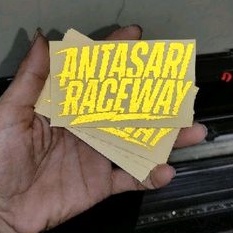 stiker antasari raceway stiker motor matic racing